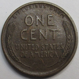 1917 D Lincoln Wheat Cent - higher grade Denver mintmark American wheat penny