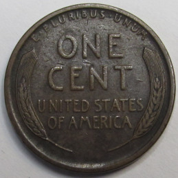 1920 D Lincoln Wheat Cent - antique Denver mintmark American wheat penny