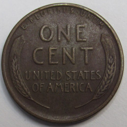 1926 D Lincoln Wheat Cent - antique Denver mintmark American wheat penny