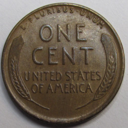 1931 Lincoln Wheat Cent - antique Great Depression era American wheat penny