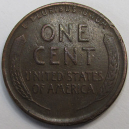 1928 D Lincoln Wheat Cent - antique higher grade Denver mintmark American wheat penny