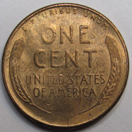 1949 S Lincoln Wheat Cent - vintage San Francisco mintmark American wheat penny