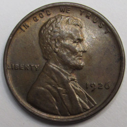 1926 Lincoln Wheat Cent - higher grade antique American wheat penny