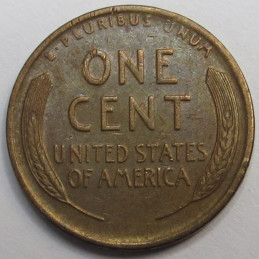 1927 Lincoln Wheat Cent - higher grade antique American wheat penny