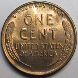 1937 S Lincoln Wheat Cent - antique San Francisco mintmark uncirculated penny