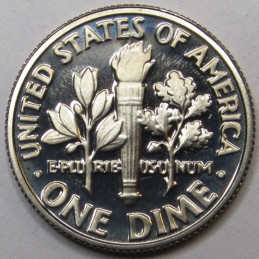 1982 S Roosevelt Dime - vintage San Francisco mintmark American proof coin