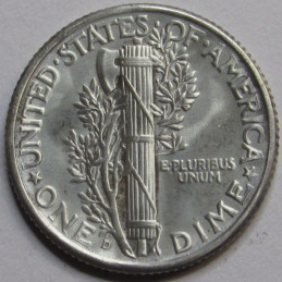 1939 D Mercury Dime - antique Denver mintmark American silver dime