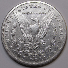 1899 O Morgan Dollar - antique New Orleans mintmark American silver coin