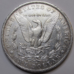 1901 O Morgan Dollar - antique New Orleans mintmark American silver dollar