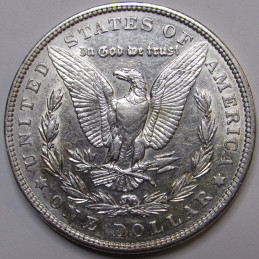 1904 Morgan Dollar - antique American silver dollar coin