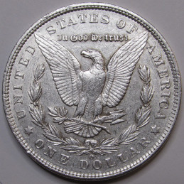 1904 O Morgan Dollar - antique American silver dollar coin from New Orleans mint