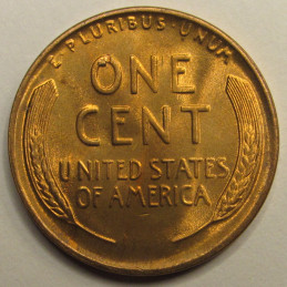 1937 D Lincoln Wheat Cent - antique high grade uncirculated American wheat penny