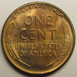 1936 S Lincoln Wheat Cent - antique uncirculated S mintmark American wheat penny