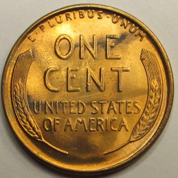 1936 Lincoln Wheat Cent - beautiful high grade uncirculated antique penny