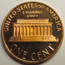 1983 S Lincoln Memorial Cent - vintage American proof penny