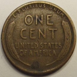 1915 Lincoln Wheat Cent - antique early date American wheat penny coin