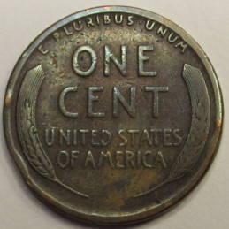 1912 S Lincoln Wheat Cent - antique better date San Francisco mintmark American penny