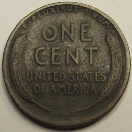 1915 S Lincoln Wheat Cent - better date S mintmark American antique penny