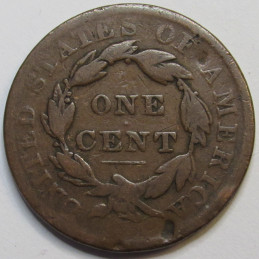 183_ Coronet Head Large Cent - dateless Coronet type large cent