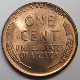 1949 Lincoln Wheat Cent - vintage uncirculated American penny