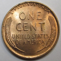 1945 Lincoln Wheat Cent - vintage WW2 era American penny coin