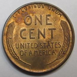 1950 Lincoln Wheat Cent - vintage American uncirculated penny