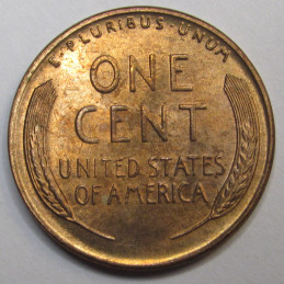 1953 Lincoln Wheat Cent - vintage uncirculated American wheat penny