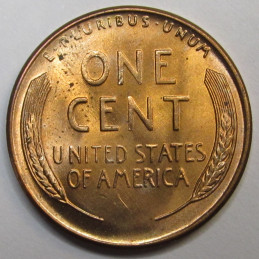 1950 D Lincoln Wheat Cent - vintage Denver mintmark American wheat penny