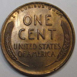 1944 Lincoln Wheat Cent - vintage WW2 era uncirculated wheat penny