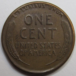 1929 S Lincoln Wheat Cent - antique American penny with San Franncisco mintmark