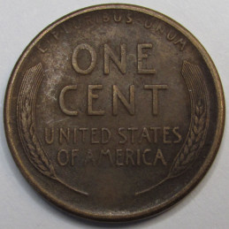 1919 S Lincoln Wheat Cent - antique higher grade San Francisco mintmark American penny