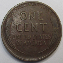 1921 Lincoln Wheat Cent - higher grade antique American wheat penny