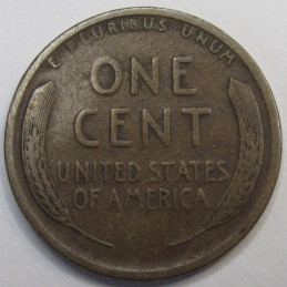 1910 S Lincoln Wheat Cent - antique San Francisco mintmark American wheat penny