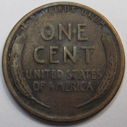 1913 S Lincoln Wheat Cent - antique San Francisco mintmark American wheat penny coin