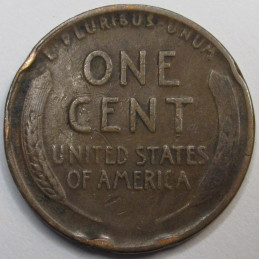 1920 D Lincoln Wheat Cent - antique Denver mintmark American wheat penny