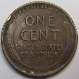 1920 D Lincoln Wheat Cent - antique Denver mintmark American wheat penny