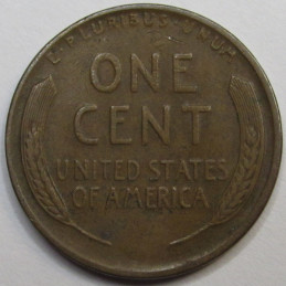 1931 D Lincoln Wheat Cent - antique Great Depression era American wheat penny