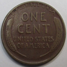 1916 D Lincoln Wheat Cent - antique Denver mintmark American wheat penny coin