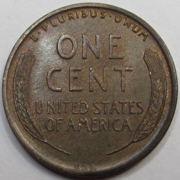 1909 VDB Lincoln Wheat Cent - antique nice condition antique first year wheat penny