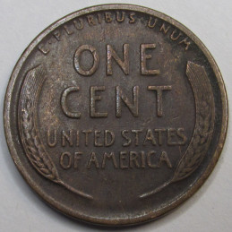 1917 D Lincoln Wheat Cent - antique Denver mintmark American antique wheat penny