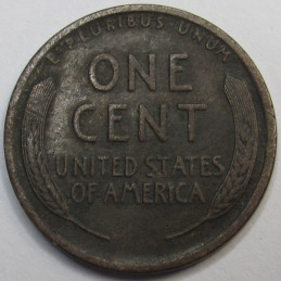 1917 D Lincoln Wheat Cent - antique higher grade Denver issued wheat penny