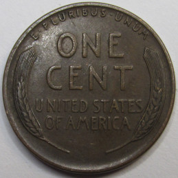 1929 D Lincoln Wheat Cent - antique higher grade Denver mintmark American wheat penny