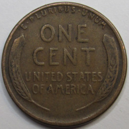 1929 S Lincoln Wheat Cent - antique San Francisco mintmark American wheat penny