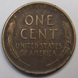 1920 S Lincoln Wheat Cent - antique San Francisco mintmark American wheat penny