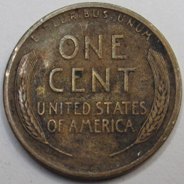 1923 S Lincoln Wheat Cent - lower mintage antique San Francisco mintmark penny