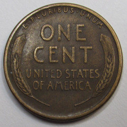 1924 S Lincoln Wheat Cent - antique San Francisco mintmark American wheat penny