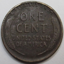 1926 D Lincoln Wheat Cent - antique Denver mintmark American wheat penny coin