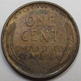 1909 VDB Lincoln Wheat Cent - antique first year of issue antique VDB wheat penny