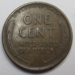 1925 S Lincoln Wheat Cent - antique higher grade San Francisco mintmark American wheat penny