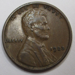 1923 Lincoln Wheat Cent - antique better condition American wheat penny